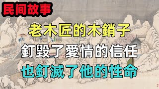 民間故事：老木匠的木銷子，釘毀了愛情的信任，也釘滅了他的性命