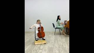 Amelia Reaboi plays cello N. Baklanova: Mazurka