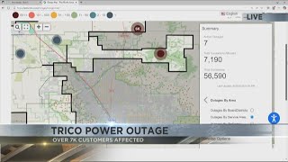Over 7,000 Trico customers affected by power outage