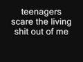 My Chemical Romance, Teenagers - lyrics in video! (MCR)