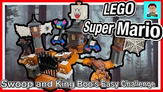 【お化け屋敷！！】レゴスーパーマリオバサバサとキングテレサのやしきチャレンジ 71377  Lego Super Mario Swoop and King Boo's Easy Challenge