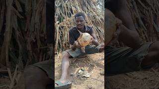 Hadzabe still rely on nature | Special tradition bowls for drinking water and soup #shorts