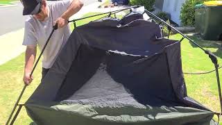 How to set up a pop up tent in 60 seconds! Set up Spinifex Mawson tent from Anaconda