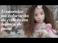 Como economizar na colocação de cabelo de boneca de pano