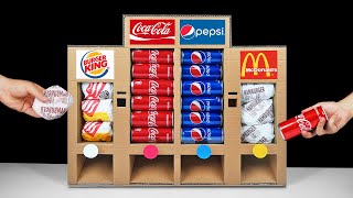 How to Make Burger King Coca Cola McDonald's and Pepsi Vending Machine