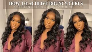 How To Achieve Bouncy Curls For Beginners | YGMT