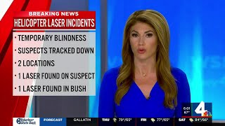 Men arrested for pointing lasers at MNPD helicopter