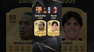 Barcelona 2005 vs AC Milan 2005! #fifa #cardfifa #fc25 #easports