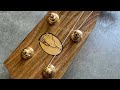 #961- Curly Koa and Pistachio Mini Five String Banjo