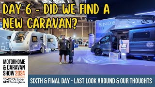 Final Day - Have we found our next caravan? | Motorhome and Caravan Show Oct 2024