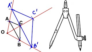 How to Dilate a Triangle with a Compass and Straightedge