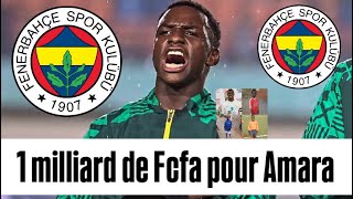 Transfert : 1 milliard de francs CFA, les chiffres fous annoncés pour Amara Diouf à Fenerbahçe #foot