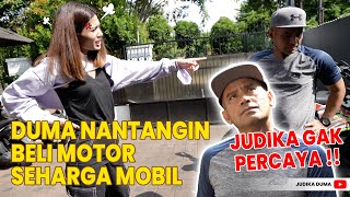 JUDIKA AJAK DUMA TRABAS KE JALUR, MALAH DITANTANG BELI MOTOR BARU LAGI !!!