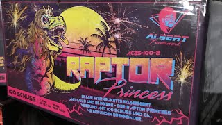 Raptor Princess 100sh Cake Albert Vuurwerk Oud en Nieuw 2021 - 2022