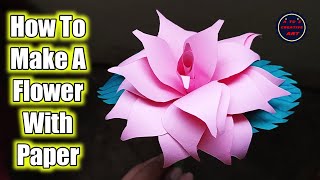 Easy Paper Flower /Origami Paper Craft /Amazing Flower With Paper /Awesome Flowers /Beautiful Craft