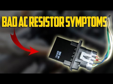 What happens when a blower motor resistor goes bad?