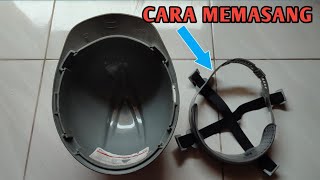 Tutorial Cara Memasang Tali Daleman Helm  Kerja Proyek ( Safety)