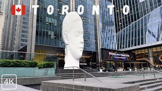 🇨🇦Walking tour in Toronto Adelaide street | 4K