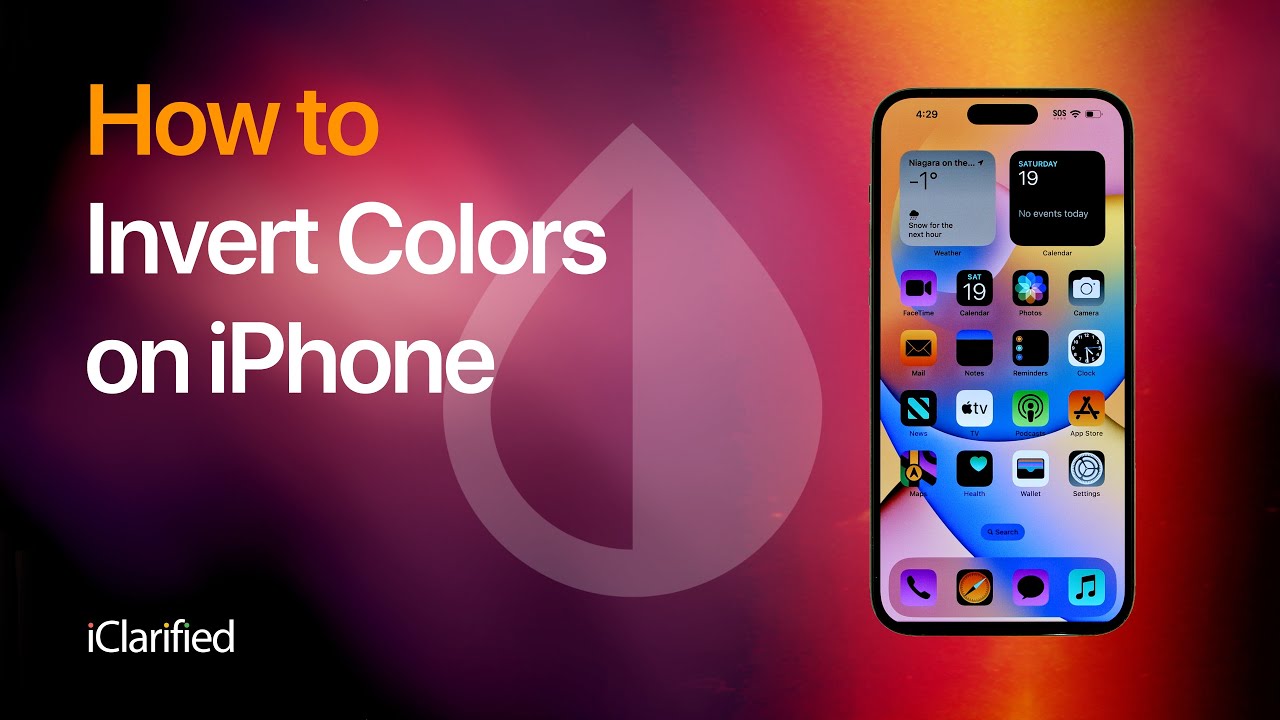 How To Invert Colors On Iphone Youtube How To Invert Colors On Iphone Youtube