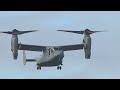 オスプレイ 御一行様４機到着 　厚木基地 8月18日　usmc vmm 265 dragons mv 22 x4飛来 神奈川