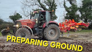 Late finish early start, getting beans in the ground