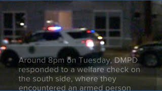 Des Moines police shoot armed person during welfare check, another person found dead