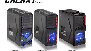 Unboxing: Rosewill ATX Mid Tower Black Gaming Computer Case Galaxy-01