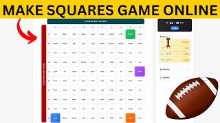 How to Make Football Squares Game Online for FREE