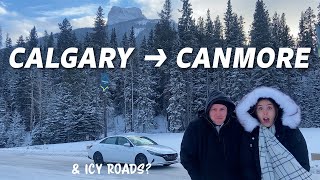 Calgary to Canmore Road Trip - CANADA vlog