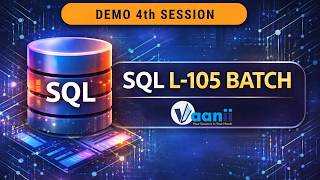 SQL Demo Session day 4, Batch L105