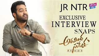 Aravinda Sametha Exclusive Interview Snaps | Jr NTR | Trivikram | YOYO Cine Talkies