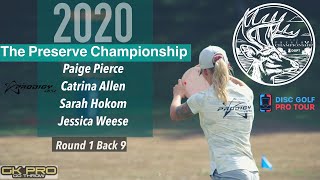 Preserve Championship | RD1 B9 FPO | Pierce, Allen, Hokom, Weese