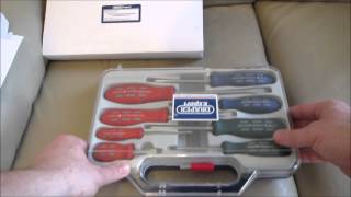 Draper Expert 56772 8-Piece Mechanic's/Engineer's Screwdriver Set Unboxing