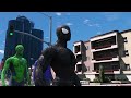 stormtroopers army vs spider man blue spiderman green spiderman yellow spiderman black spiderman