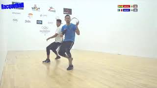 Racquetball Highlights - Montoya MEX vs Moscoso BOL 2018 Racquetball World Championships