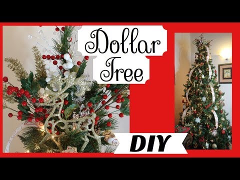 DIY Dollar Tree Christmas Decor 2017 🎄 Tree Topper for under $10 | Decorate with Us DIY Dollar Tree Christmas Decor 2017 🎄 Tree Topper for under $10 | Decorate with Us