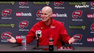 WKU Hilltoppers WBB Coach Greg Collins - Media Day 2024