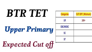 BTR LP UP Cut off  upper primary section