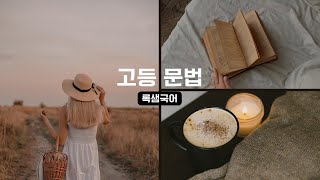 마더텅 2400제 동사, 조사, 감탄사, 품사 통용