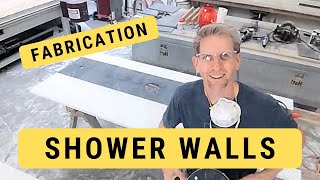 Solid Surface Shower Walls - Panel Fabrication - Part 4