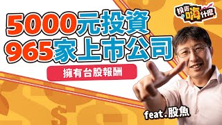 【投資嗨什麼 #79】不用花數萬元↑買ETF，只用5000元投資全台965家上巿公司，參與台股報酬！《投資嗨什麼》 ft.股魚