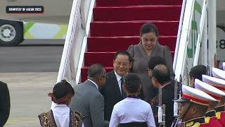 ASEAN 2023: Arrival of Laos Prime Minister Sonexay Siphandone