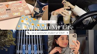 day in my life as a commuter college student at CSUF: VLOGMAS #1 (finals week prep)