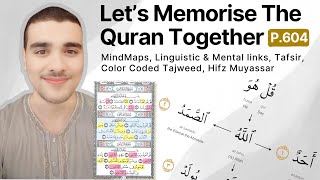 Let's Memorize the Quran Together: Page 604 with Mind Maps, Tafseer, and Linguistic \u0026 Mental Pattern