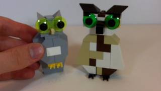 How To Build: LEGO Owls