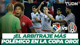 Panamá vs México | ¡Arbitraje POLÉMICO y Panamá quiso abandonar la cancha! | Copa Oro 2015 | TUDN