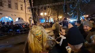 Krampus průvod v Břeclavi.👹👺📹7.12.2024