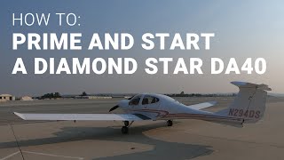 Priming and Starting a Diamond Star DA40
