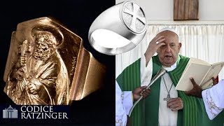 Tolto a Bergoglio  l'anello piscatorio da maggio 2024. Braccio di ferro con Chiesa istituzionale?