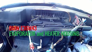 BMW E36 Evaporator and Heater Housing